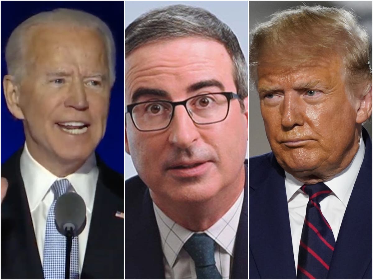 John Oliver on Joe Biden’s election win: ‘Trump’s bulls*** did not work this time’