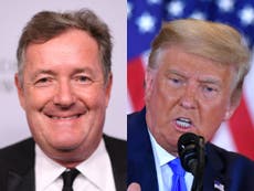 Trump was ‘scammed’ by a Piers Morgan impersonator aboard Air Force One, claims the GMB presenter
