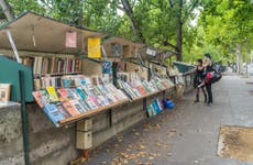 Struggling booksellers by the Seine are trying to keep afloat