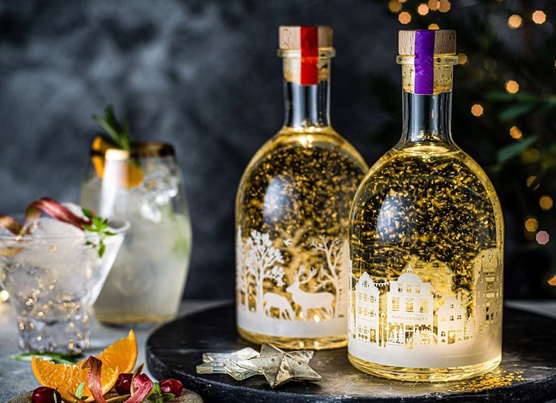The launch comes as M&amp;S’ full-size gin liqueur has been given an upgrade with a light-up bottle and a &nbsp;new flavour