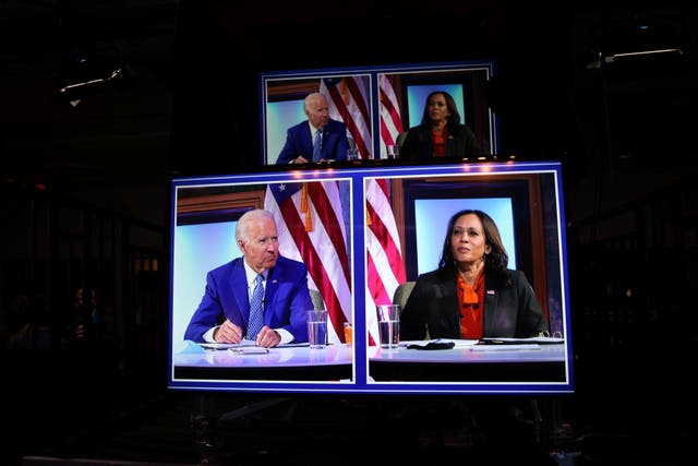 <p>President-elect Joe Biden and Vice President-elect Kamala Harris discussed their visions for her role once they take office.</p>