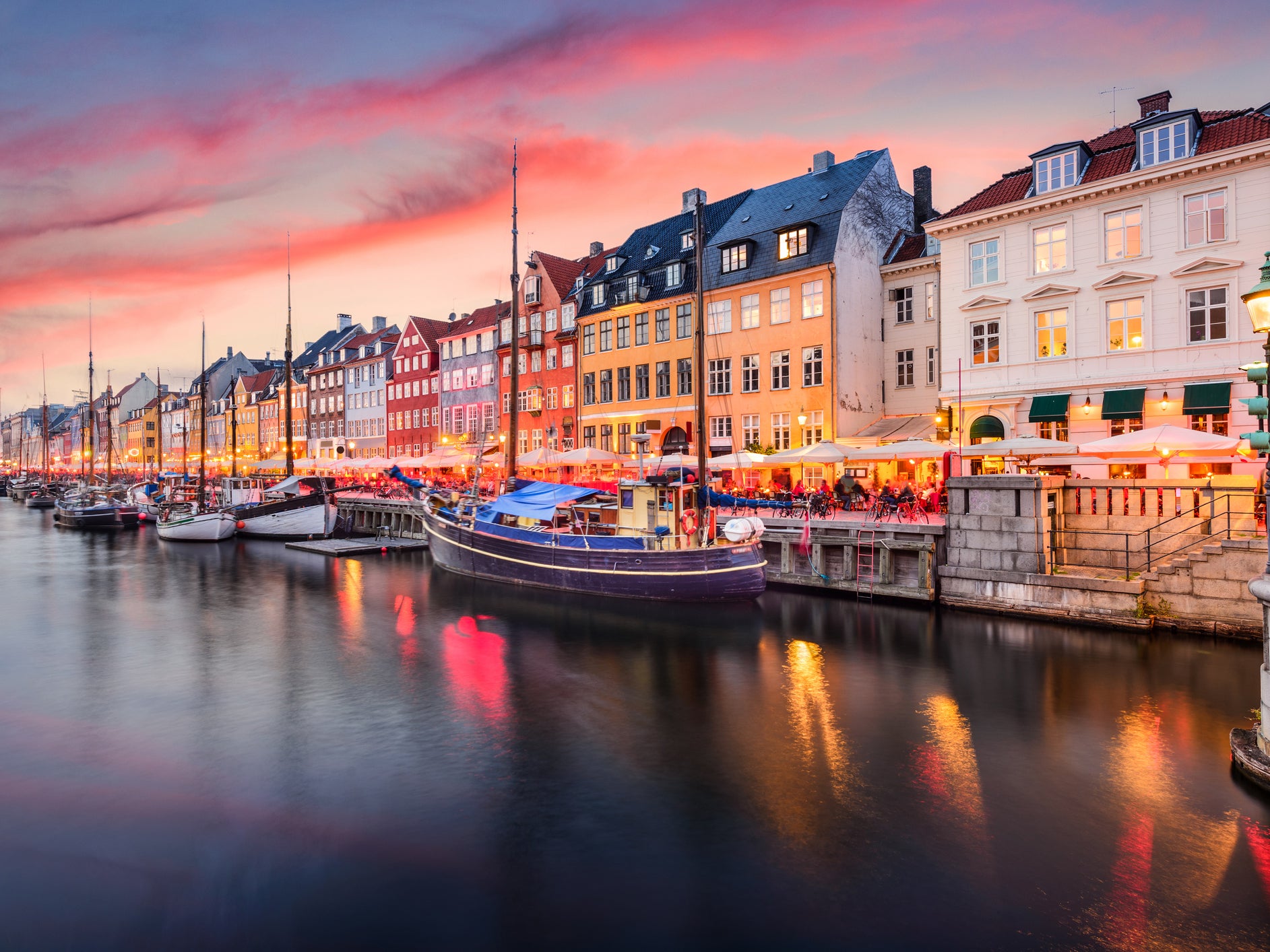 Copenhagen in Denmark is amber-listed