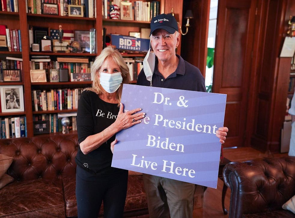 Joe Biden trolls President Trump with new hat slogan