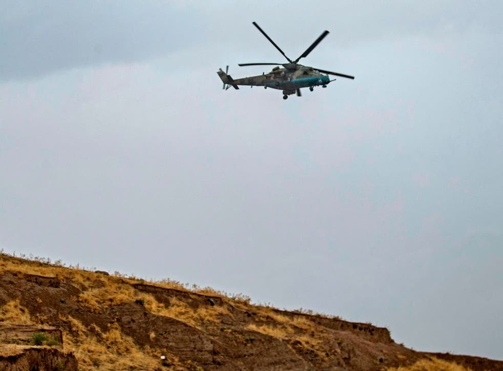 Las fuerzas armenias y azerbaiyanas han estado combatiendo durante seis semanas en la región de Nagorno-Karabaj.