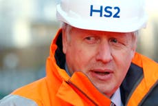 Blue Wall Tories urge Boris Johnson not to cut HS2 midlands rail link