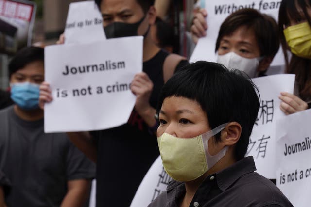 Hong Kong Journalist Charged