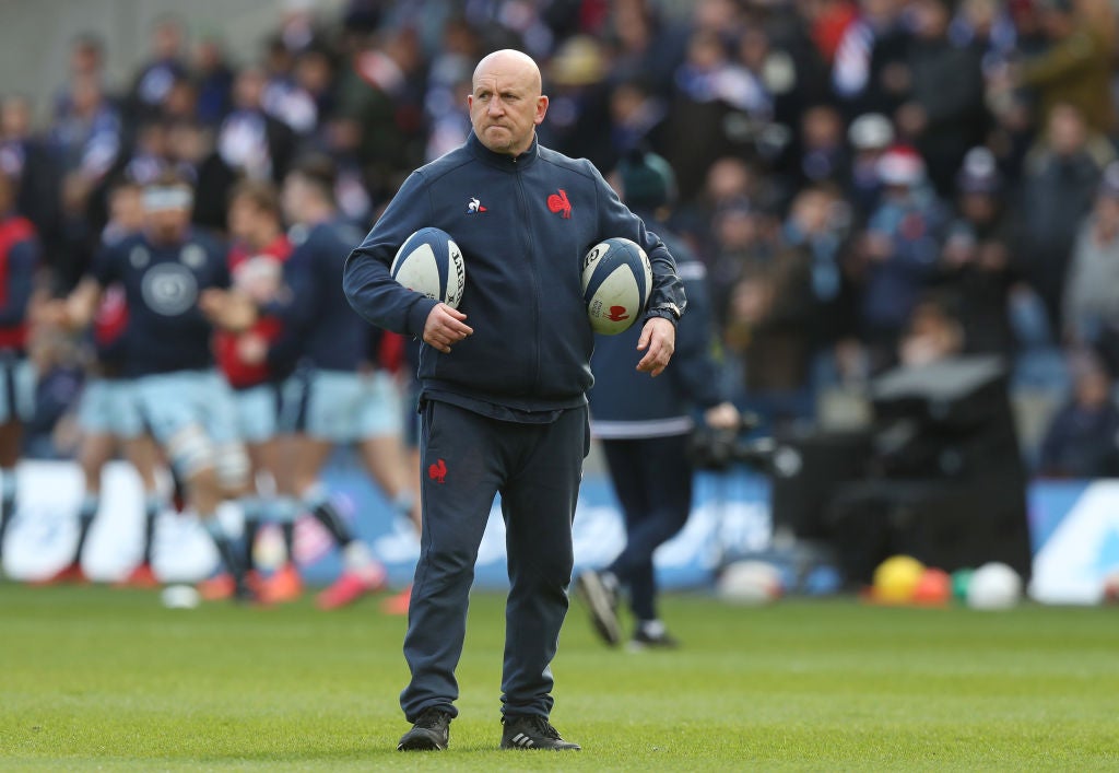 Shaun Edwards working with France