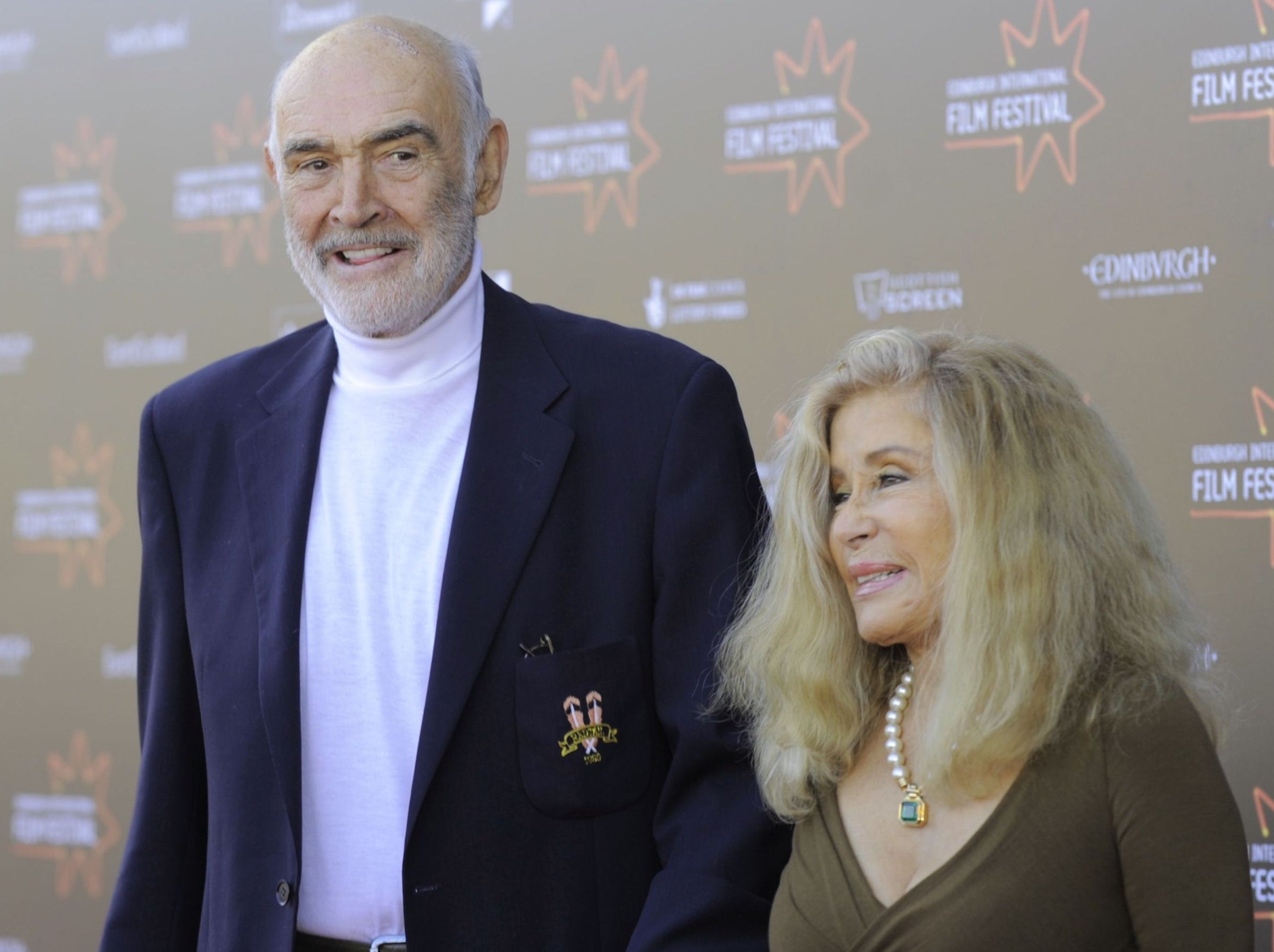 Sean Connery with wife Micheline Roquebrune  19 Jun 2010