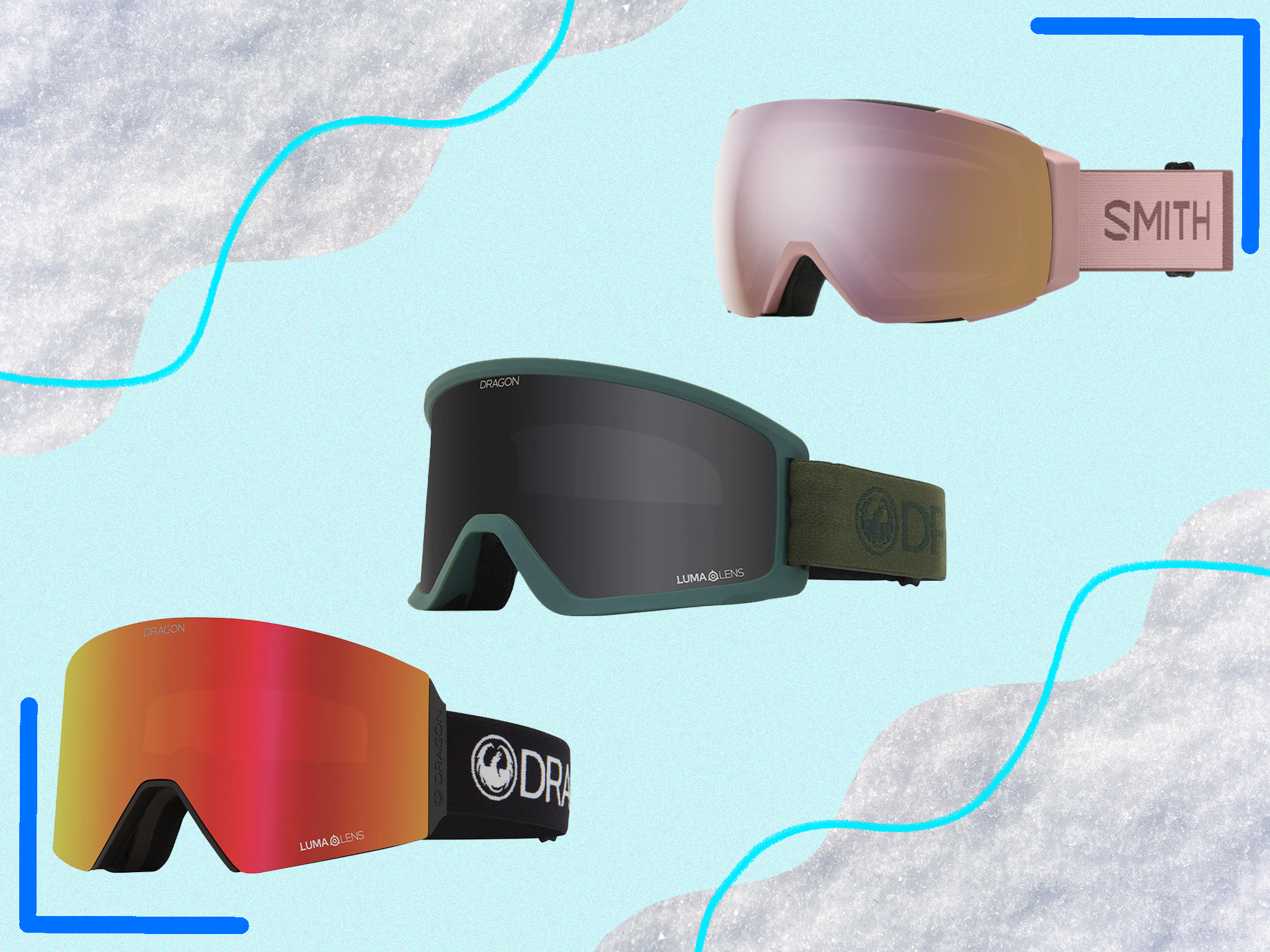 Nos GIRO Verse Super Fit Winter Snow Goggles Ski Snowboard Lens Black Vermilion 