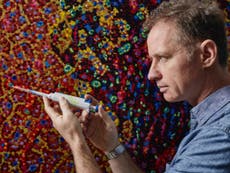 Pipette painting celebrates cancer research victories