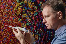 Pipette painting celebrates cancer research victories