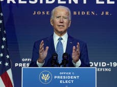 Biden calls Trump ‘embarrassment’ as Democrats sneak House win - live