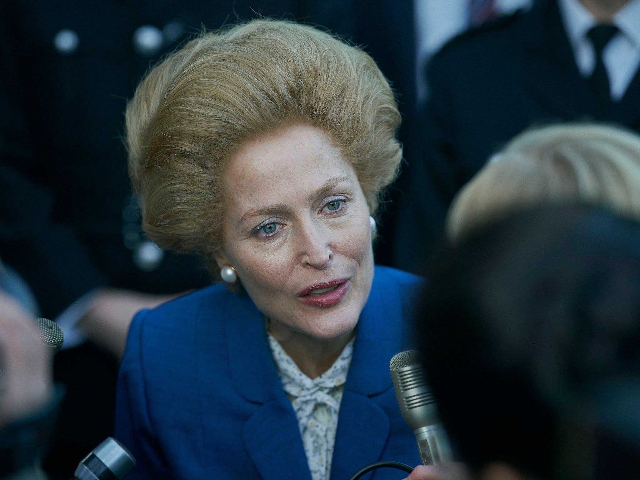 Gillian Anderson’s portrayal has been commended in early reviews of the season