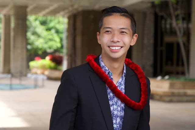 Adrian Tam, a 28-year-old Asian American and member of the LGBTQ community, wins the a Hawaii state Legislature seat by 63 per cent of the votes 