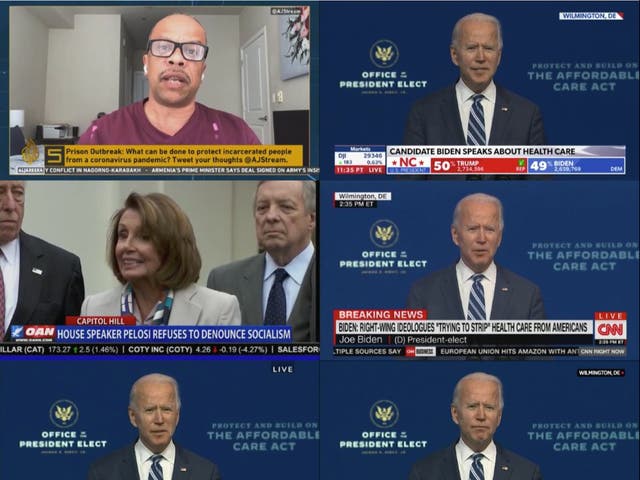 Conservative news outlets avoid Kamala Harris’s healthcare speech on Tuesday. One - Newsmax - referred to Joe Biden as ‘candidate Biden.’