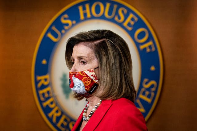 <p>House Speaker Nancy Pelosi announced the new measure to prevent the spread of coronavirus.</p>