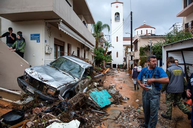 GRECIA-INUNDACIONES