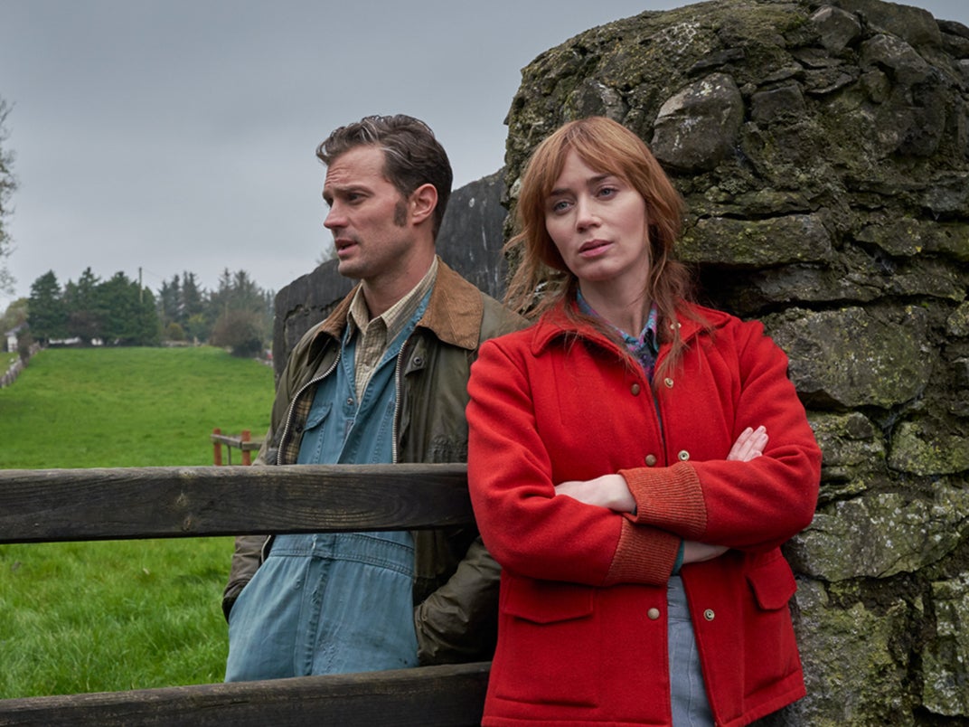 ‘Awful’ Irish accents mocked in Emily Blunt and Jamie Dornan romance Wild Mountain Thyme