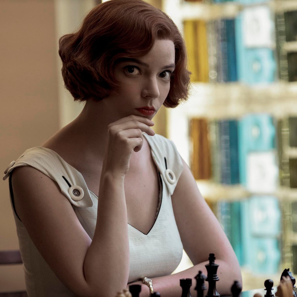 beth harmon black dress The Queen's Gambit: Beth Harmon's Outfits Ranked