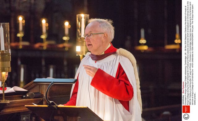 <p>The late Sir Stephen Cleobury conducted the choir of King’s College, Cambridge, for 35 years</p>
