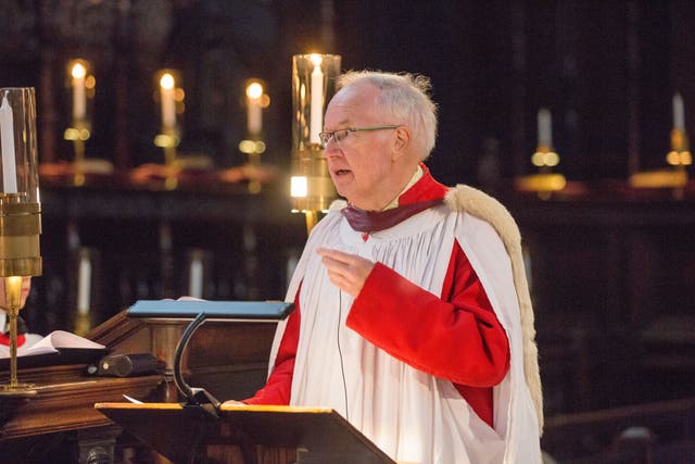<p>The late Sir Stephen Cleobury conducted the choir of King’s College, Cambridge, for 35 years</p>