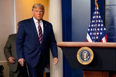 Trump to emerge from White House to mark Veterans Day