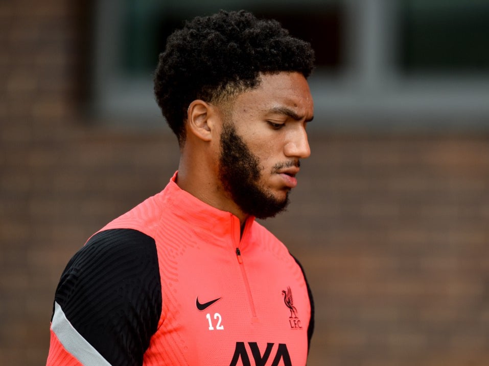 Liverpool defender Joe Gomez