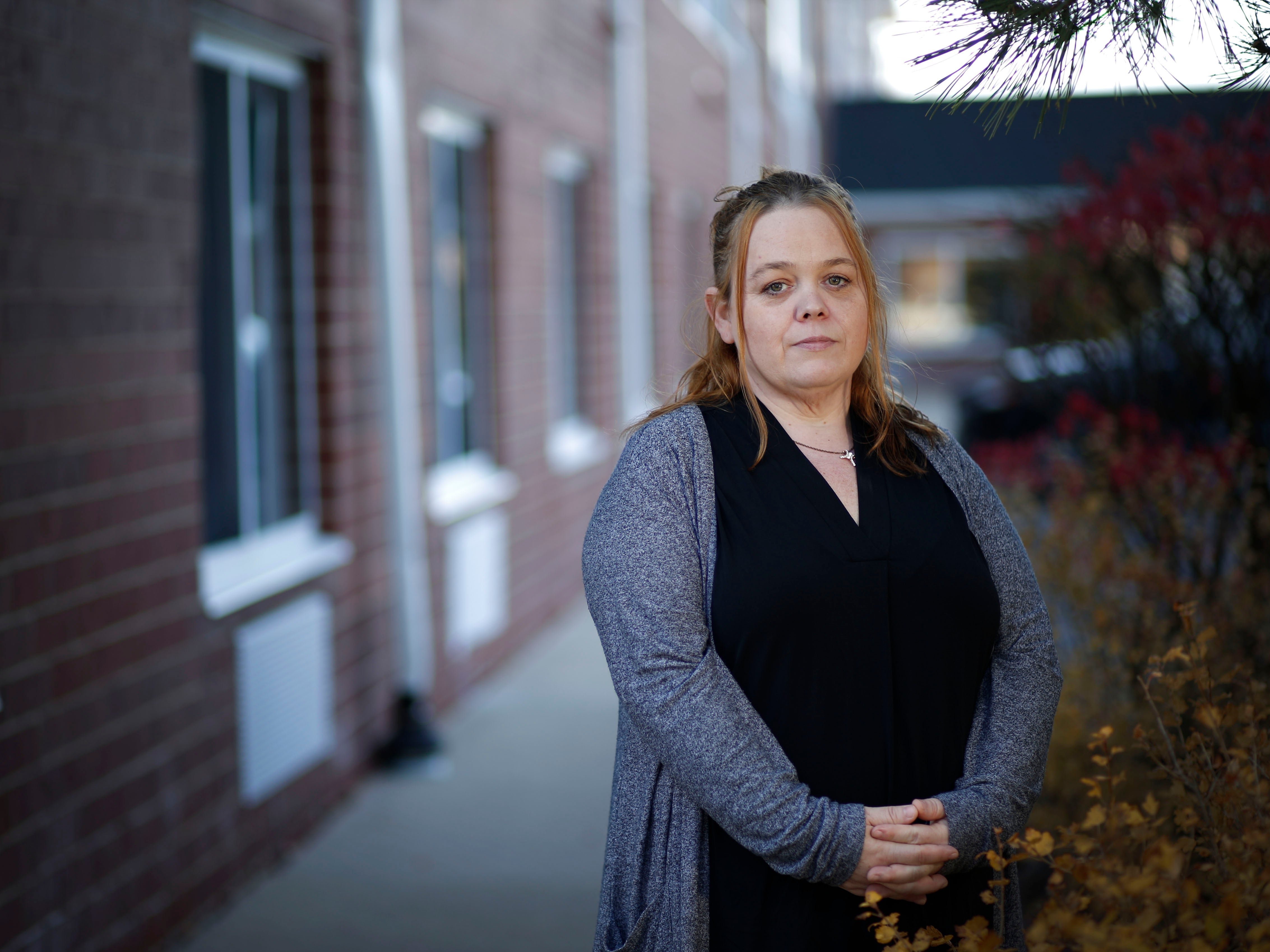 Wendy Rittenhouse poses for a portrait on Thursday, 5 November, 2020, in a Chicago suburb.
