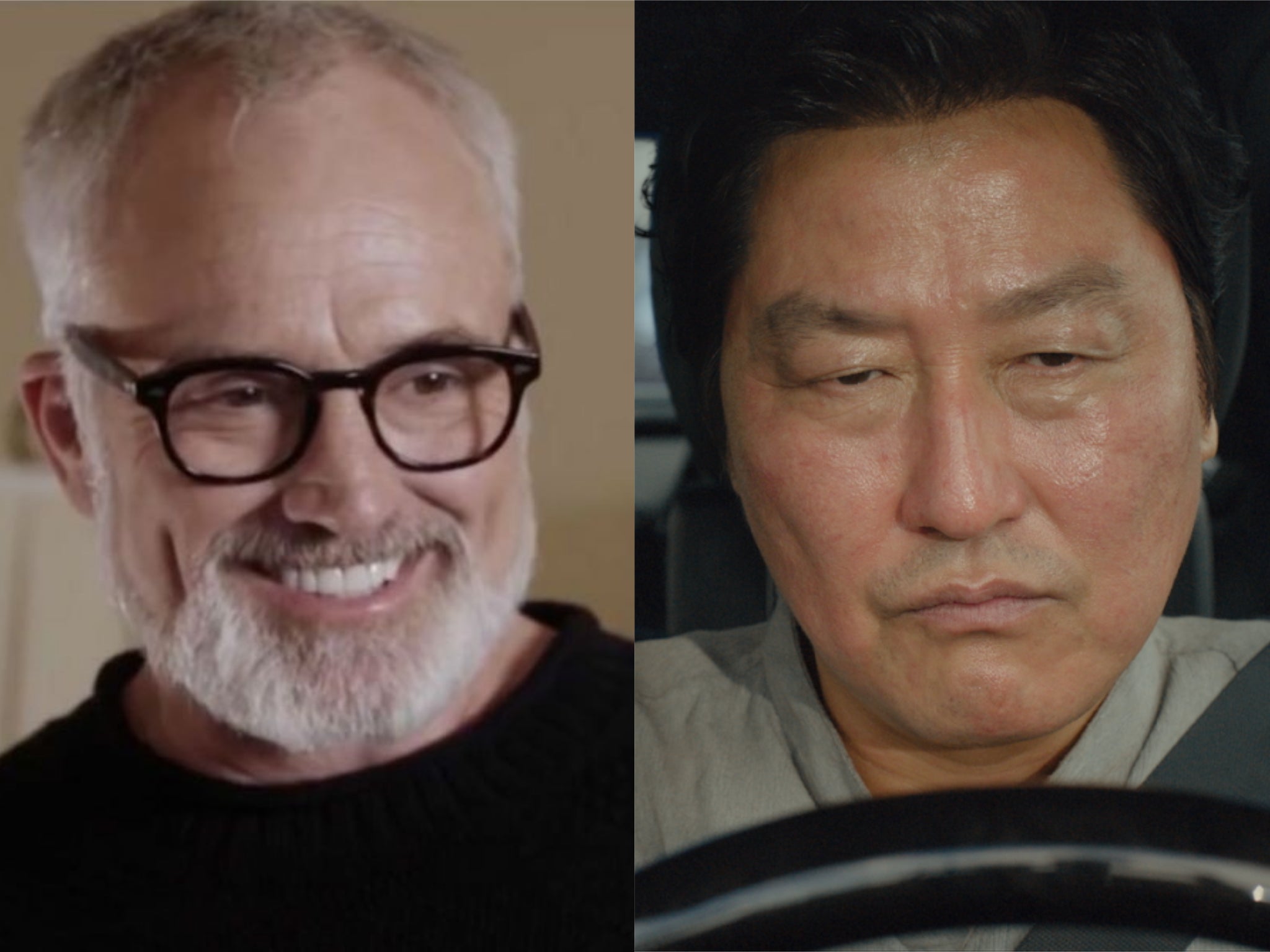 Bradley Whitford in ‘Get Out’, and Song Kang-ho in ‘Parasite'