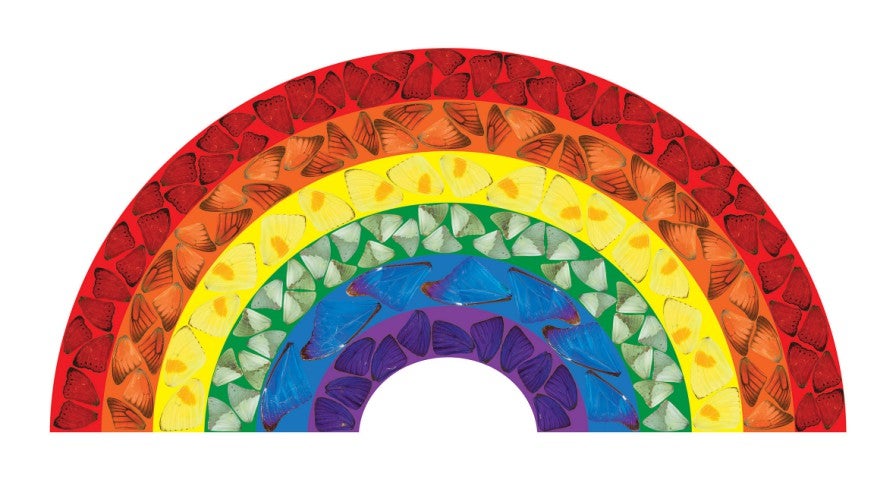 Damien Hirst’s ‘Butterfly Rainbow’ artwork