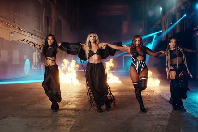 Little Mix in the video for latest single ‘Sweet Melody'