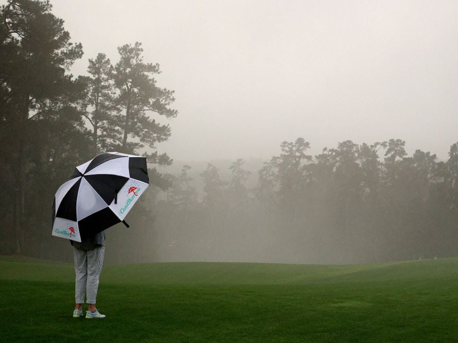 Latest weather forecast as The Masters resumes after rain delay