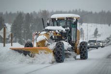 California snowplow driver discovers bodies of two murder victims
