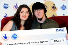 Man who won £45m on lottery charged with killing pensioner in crash