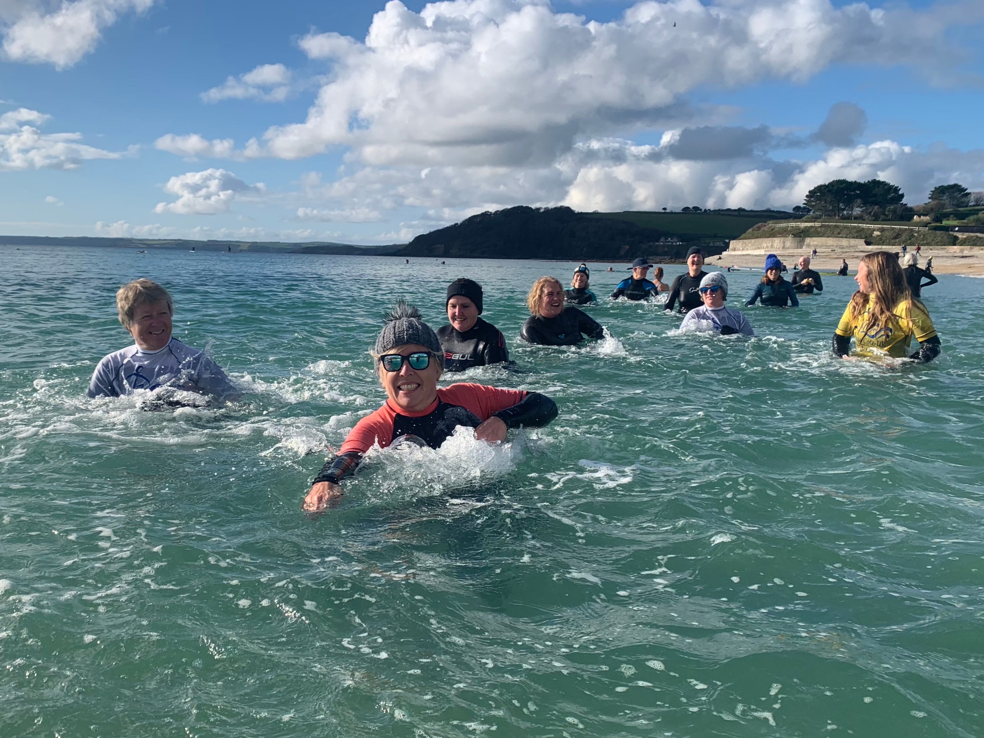 The Longe-Cote UK club imports the French practice of sea wading for Falmouth locals