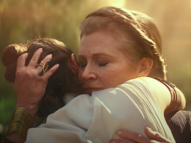 Carrie Fisher as Leia Organa in ‘The Rise of Skywalker'