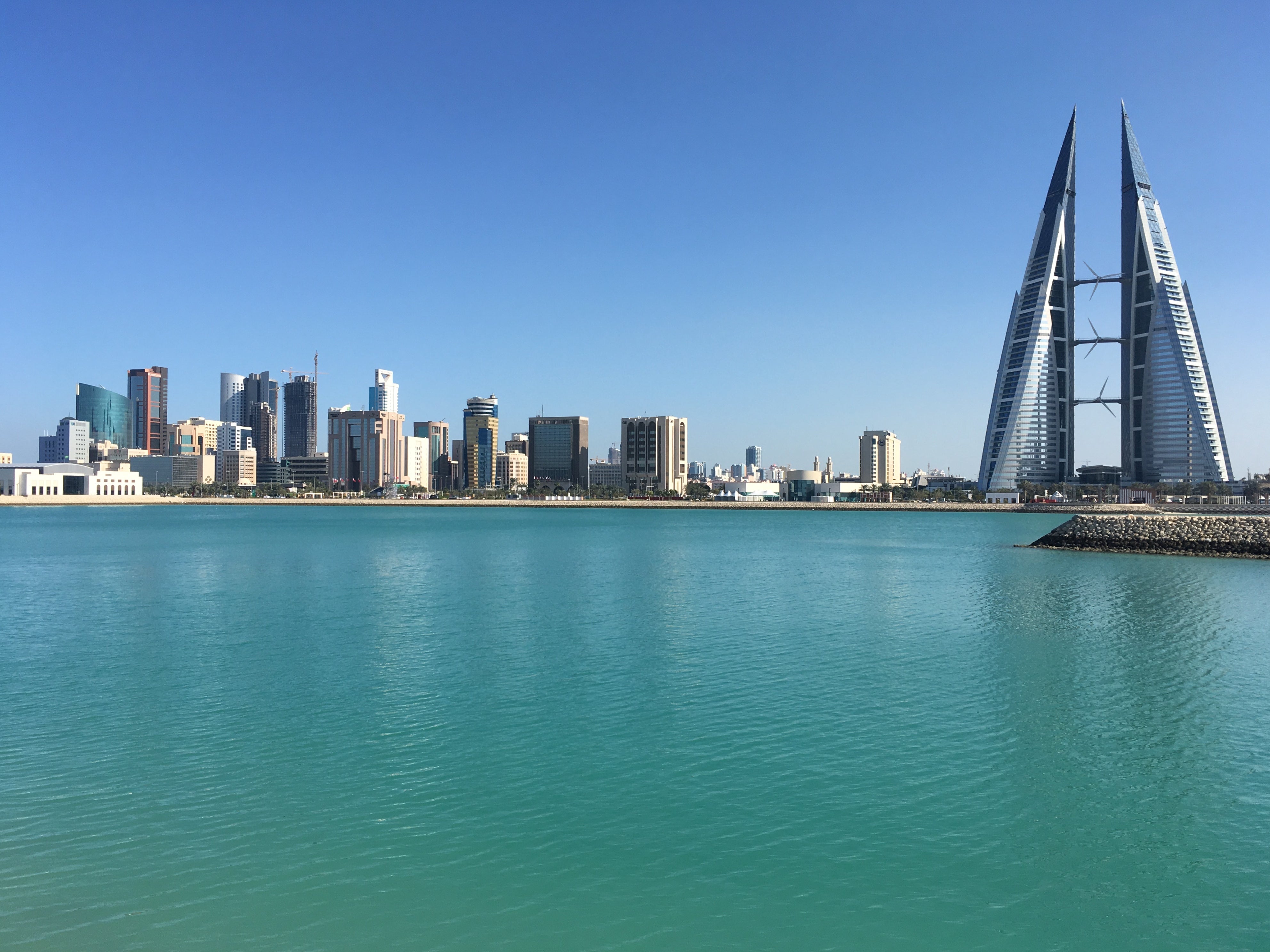 Distant dream: the skyline of Bahrain