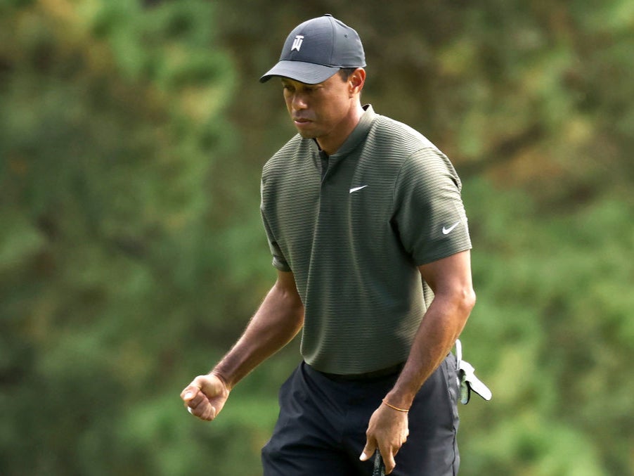 Tiger Woods carded a bogey-free round of 68
