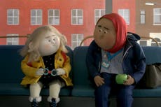 What is the John Lewis Christmas advert about and who sings the song?