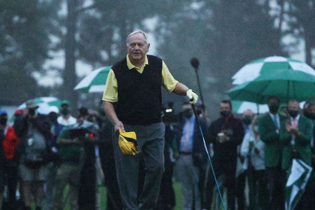 Jack Nicklaus was unhappy with the set-up on day one