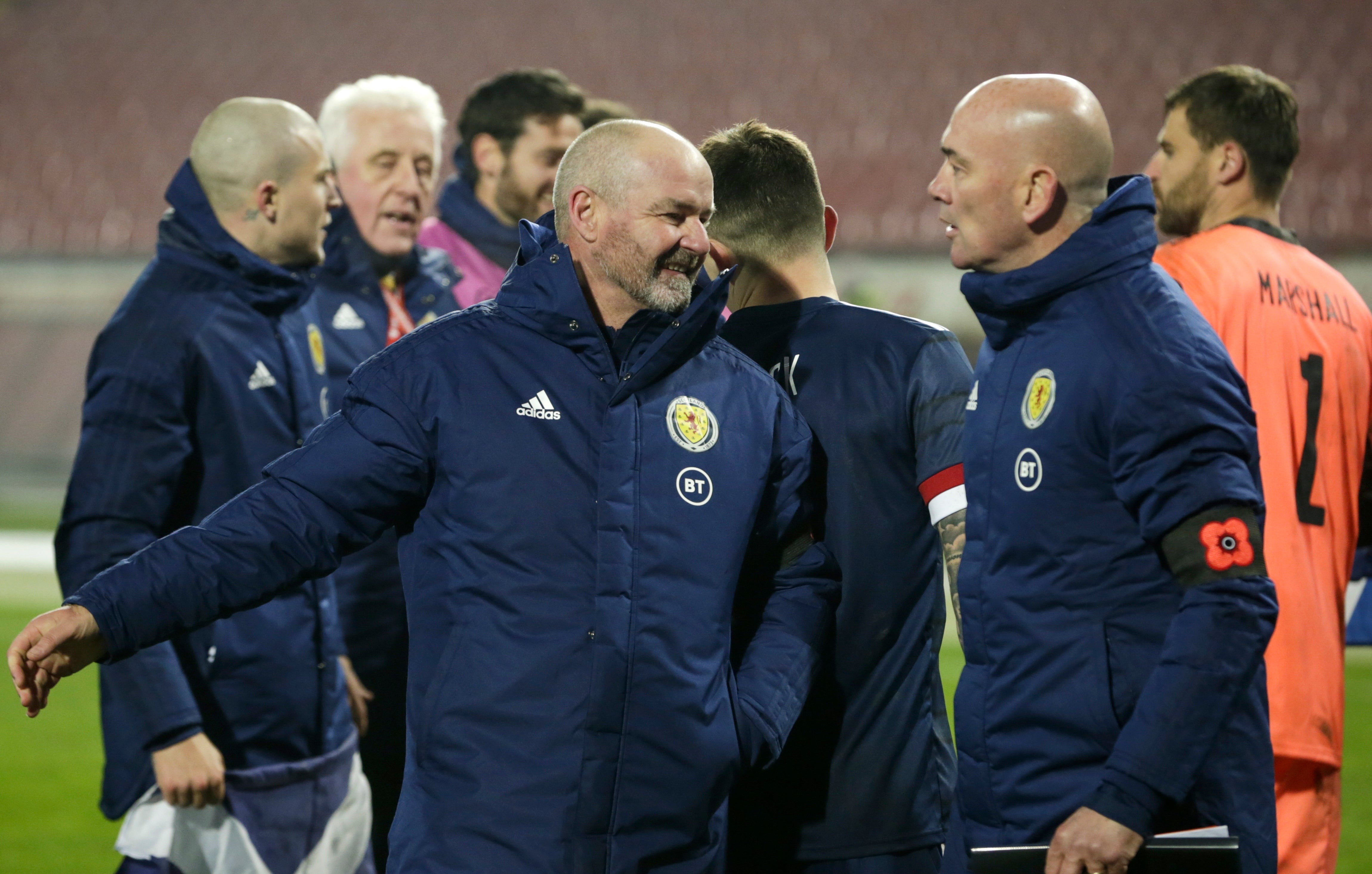 Steve Clarke was delighted with Scotland’s resilience against Serbia