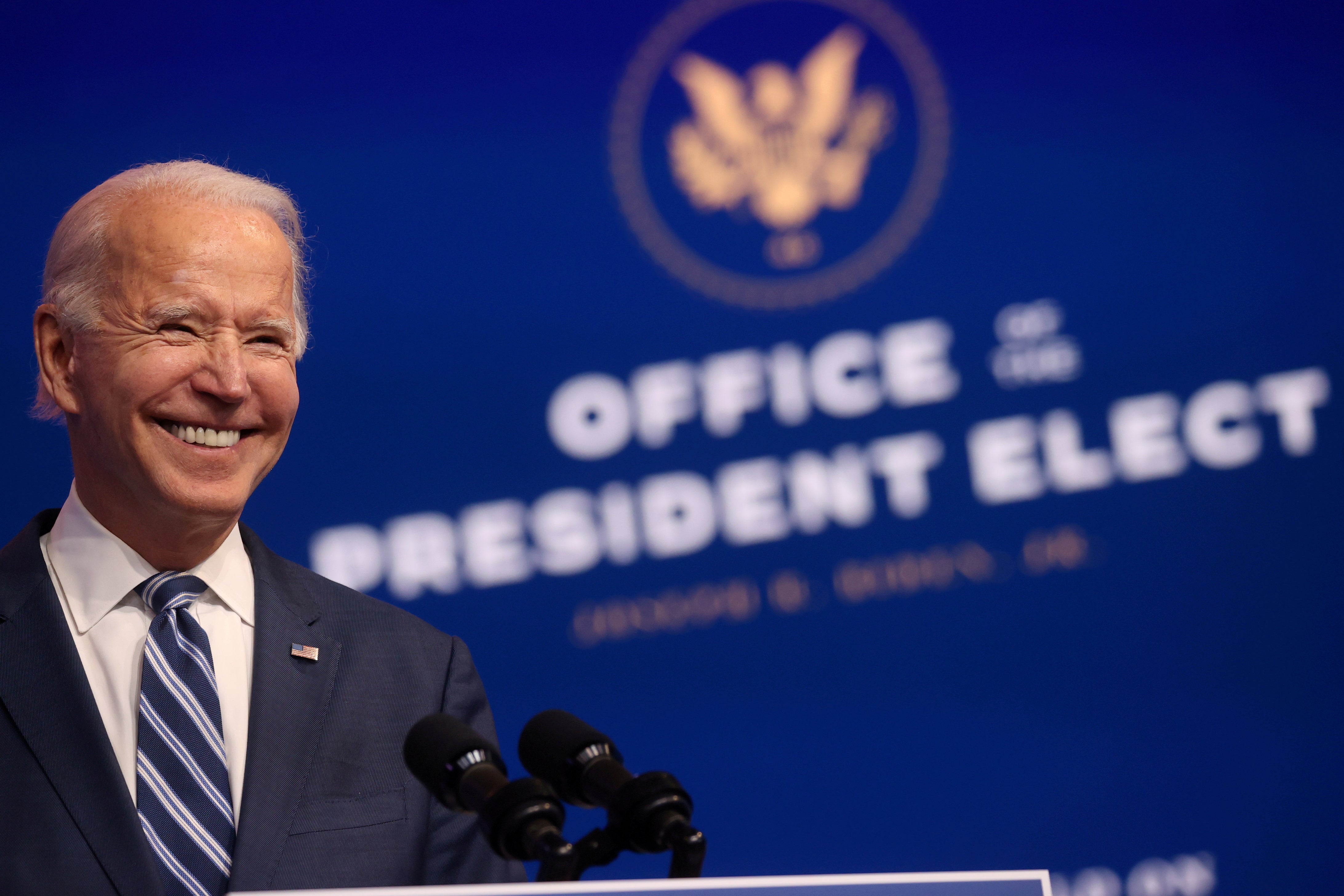 <p>The acknowledgement comes six days after Joe Biden was elected</p>