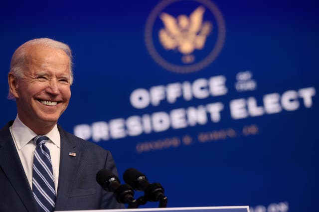 El presidente electo de Estados Unidos, Joe Biden (REUTERS / Jonathan Ernst)