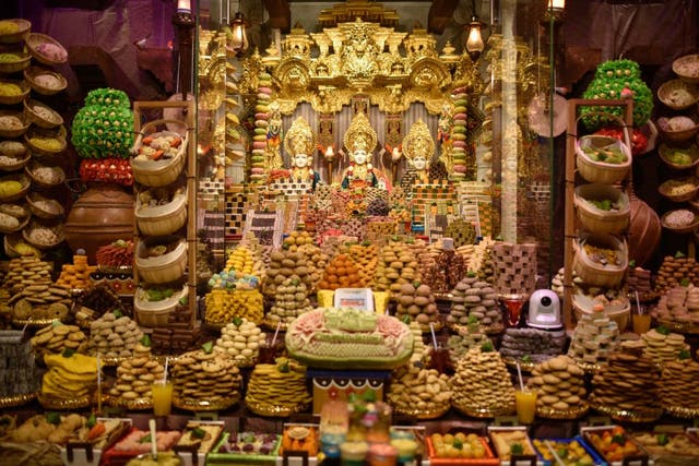 <p>Diwali offerings in north London</p>