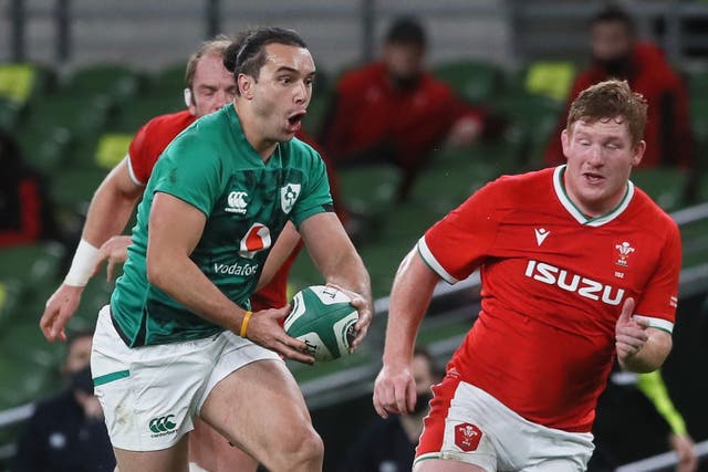 James Lowe scored on his Ireland debut in the 32-9 victory over Wales