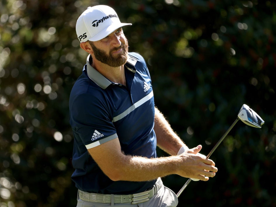 Dustin Johnson is in a four-way share of the lead