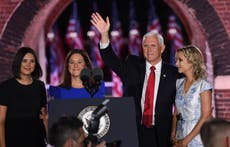 Mike Pence  attended daughter’s wedding two days before election