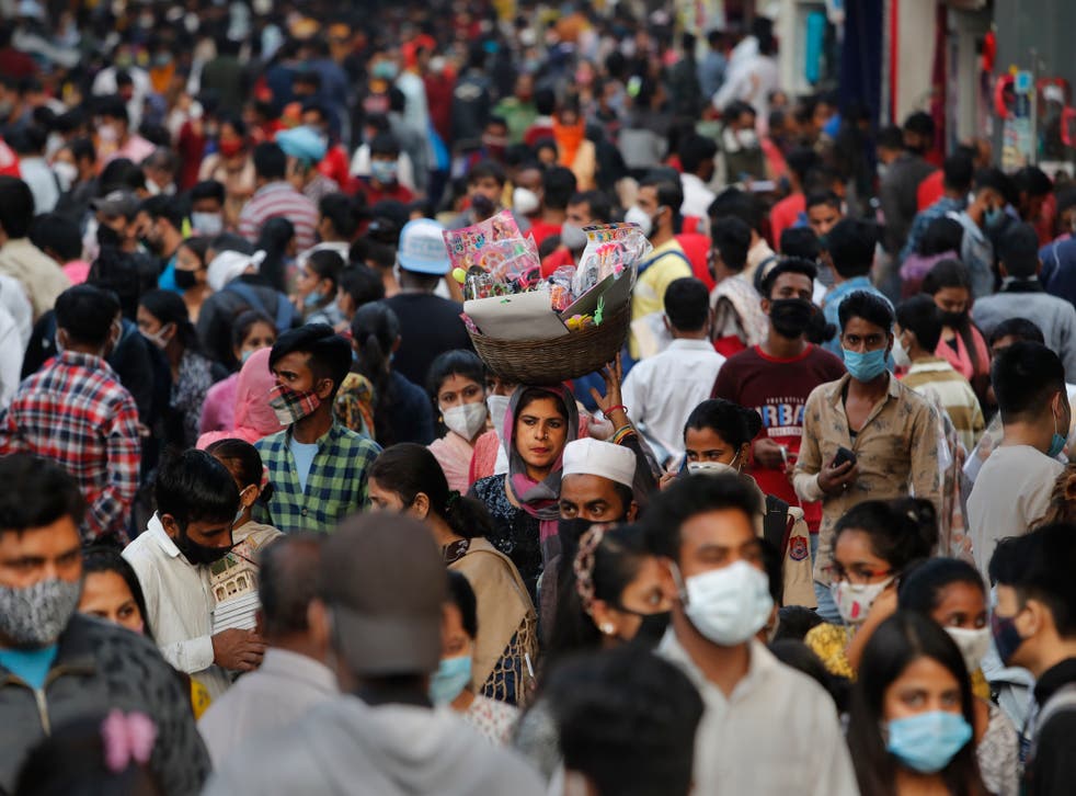 <p>Brote de coronavirus en Nueva Delhi.</p>