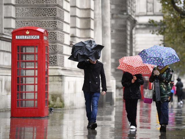 The UK will be lashed by strong winds and heavy rain for much of the next week, the Met Office has warned