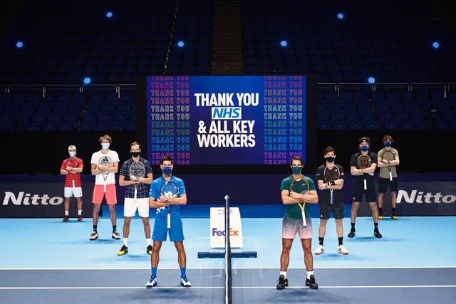The participants of this year’s ATP Finals in London